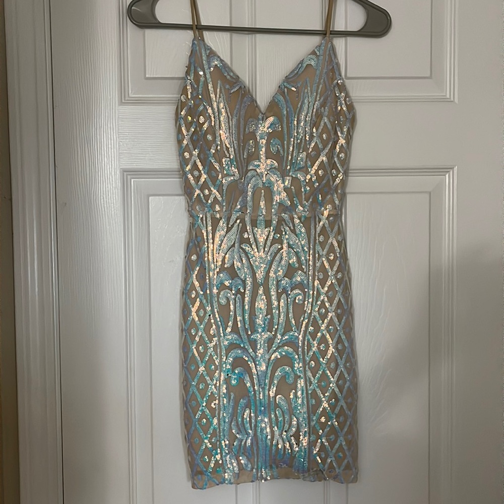 Iridescent Windsor homecoming dress